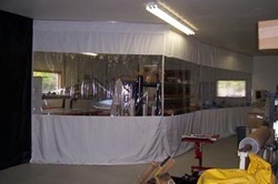 Clean Room Curtain Enclosures